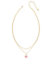 Load image into Gallery viewer, JOELLE MULTI STRAND NECKLACE GOLD AZALEA
ILLUSION
