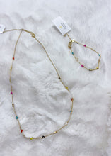 Load image into Gallery viewer, HAVEN HEART STRAND NECKLACE GOLD MULTI MIX
