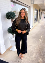 Load image into Gallery viewer, Blissfulness Blouse - Black
