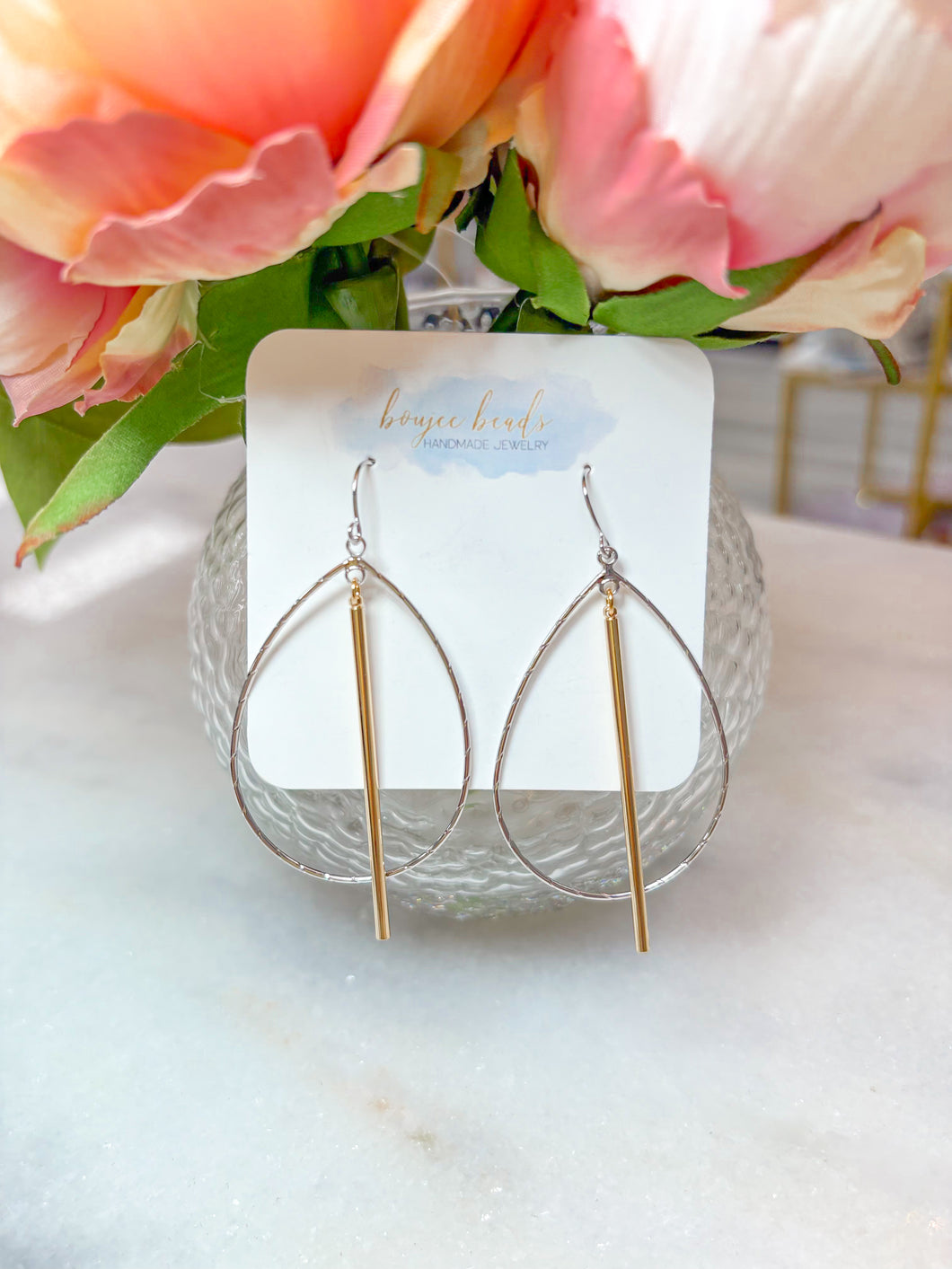 Taylor Earrings - Silver & Gold