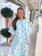 Load image into Gallery viewer, You &amp; Me Time Top &amp; Pant Polka Dot Set
