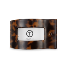 Load image into Gallery viewer, Flat Rectangle Hair Clip | Medium | Tortoise
