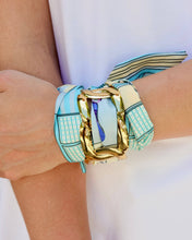 Load image into Gallery viewer, Sedgefield Scarf Bracelet Blue
