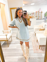 Load image into Gallery viewer, Thanksgiving Feast Corded Trim Dress
