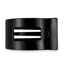 Load image into Gallery viewer, Flat Rectangle Hair Clip | Large | Jet Black
