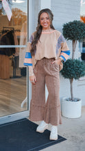 Load image into Gallery viewer, Chocolate Brown Mineral Washed Pants
