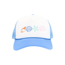 Load image into Gallery viewer, Sea Shells Embroidered Foam Trucker Hat
