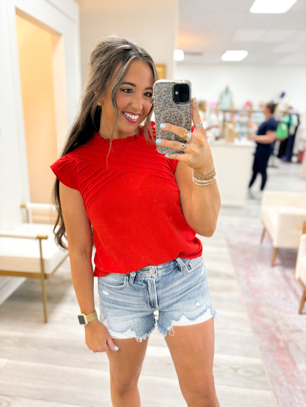 Lovely Blouse - Red