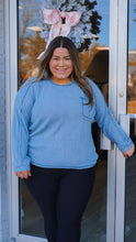 Load image into Gallery viewer, Different Way Sweater - Blue Gray
