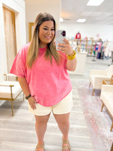 Load image into Gallery viewer, Small Town Tee - Fuchsia
