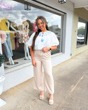 Load image into Gallery viewer, Mean Business Linen Pants - Khaki
