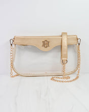 Load image into Gallery viewer, Madi Clear Crossbody GOLD
