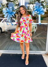 Load image into Gallery viewer, Bold Floral Dress
