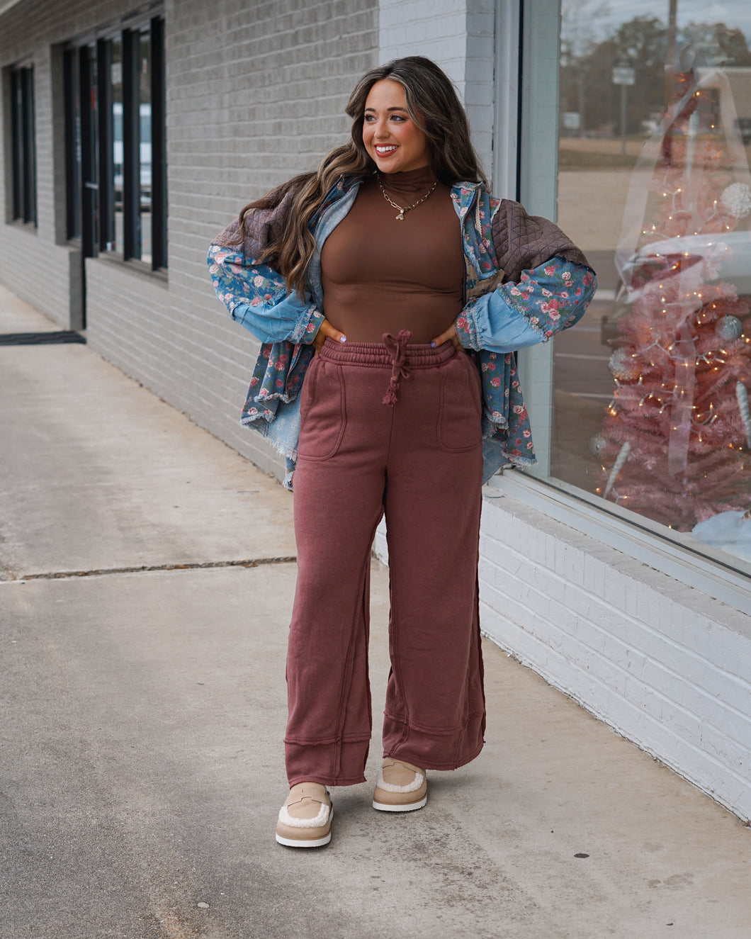 Outside Pants - Mauve