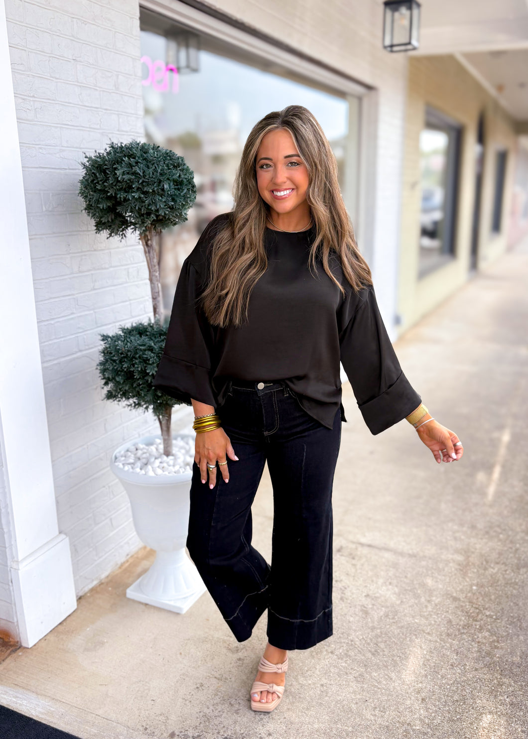Blissfulness Blouse - Black