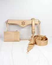 Load image into Gallery viewer, Madi Clear Crossbody GOLD
