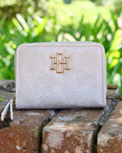 Load image into Gallery viewer, Nadine Zippered Wallet Shimmer Champagne
