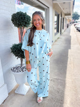 Load image into Gallery viewer, You &amp; Me Time Top &amp; Pant Polka Dot Set
