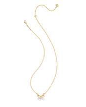 Load image into Gallery viewer, BIANCA BUTTERFLY SHORT PENDANT NECKLACE GOLD
IRIDESCENT WHITE MIX

