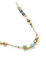 Load image into Gallery viewer, LACEY STRAND NECKLACE GOLD MULTI MIX
