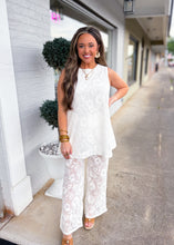 Load image into Gallery viewer, Front Headlines Lace Tunic &amp; Pant set
