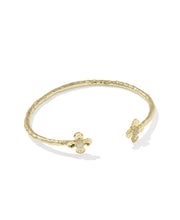 Load image into Gallery viewer, LEANNE CUFF BRACELET GOLD NATURAL MOTHER OF PEARL
