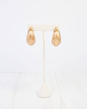 Load image into Gallery viewer, Gastonia Thick Hoop Earring Worn
