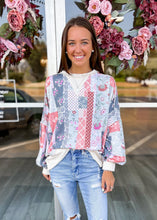 Load image into Gallery viewer, All The Way Patchwork Top
