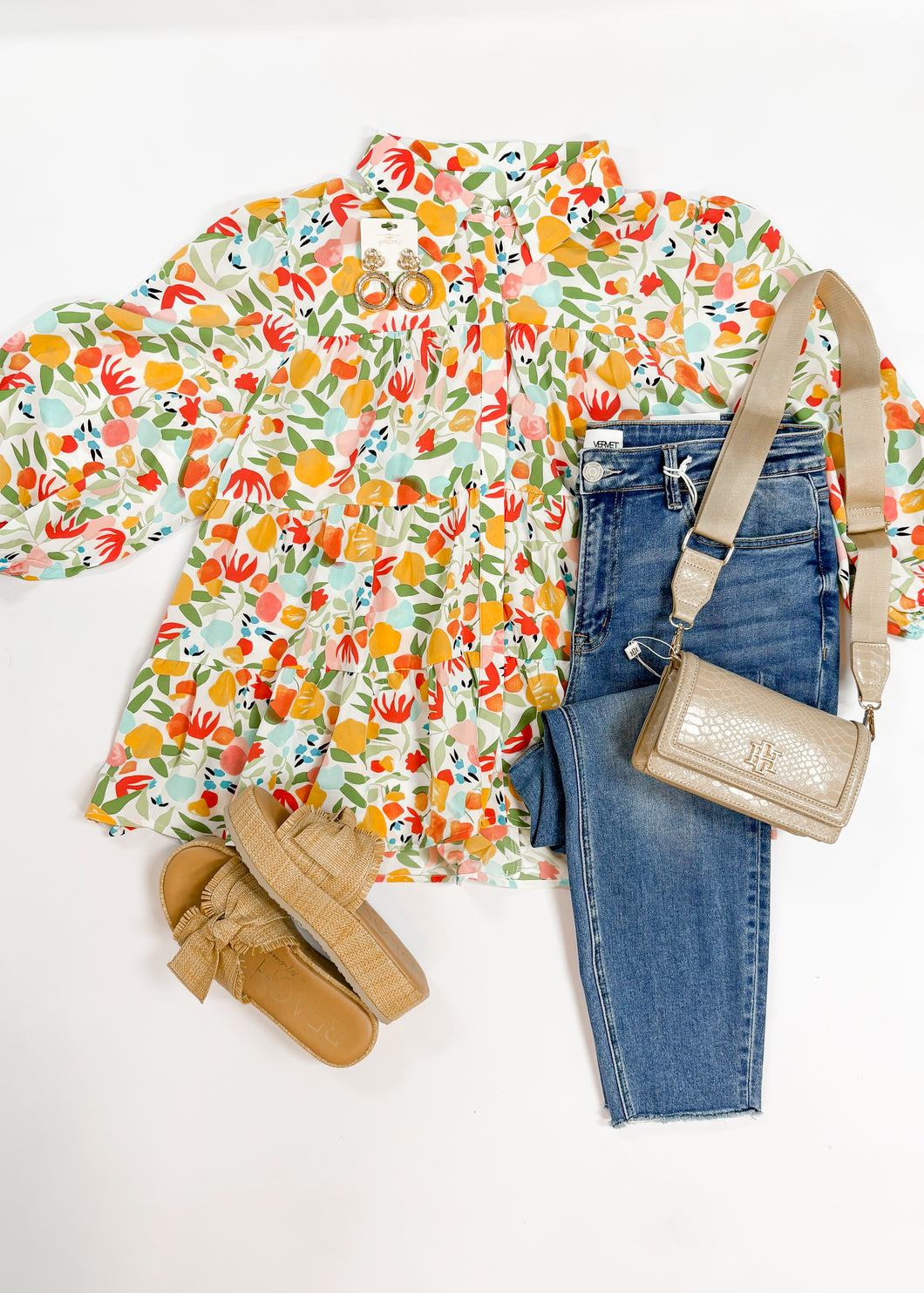 Starting Over Poplin Blouse