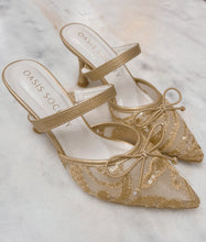 Load image into Gallery viewer, The Katie Lace Detail Mules
