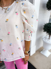 Load image into Gallery viewer, Sweet Memory Embroidery Blouse
