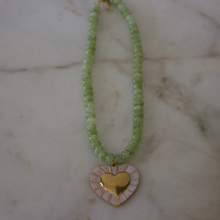 Load image into Gallery viewer, Olivia Heart Gemstone Necklace
