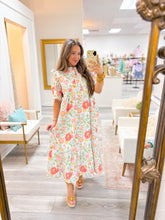 Load image into Gallery viewer, Fiona Frilly Floral Dress
