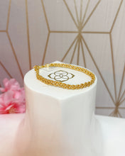 Load image into Gallery viewer, GABRIELLA BRAIDED CHAIN BRACELET GOLD
