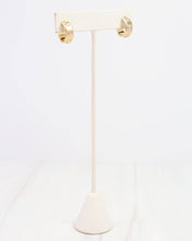 Load image into Gallery viewer, Serrano CZ Hoop Earring Gold
