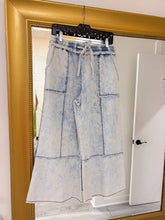 Load image into Gallery viewer, Mineral Washed Denim Pants
