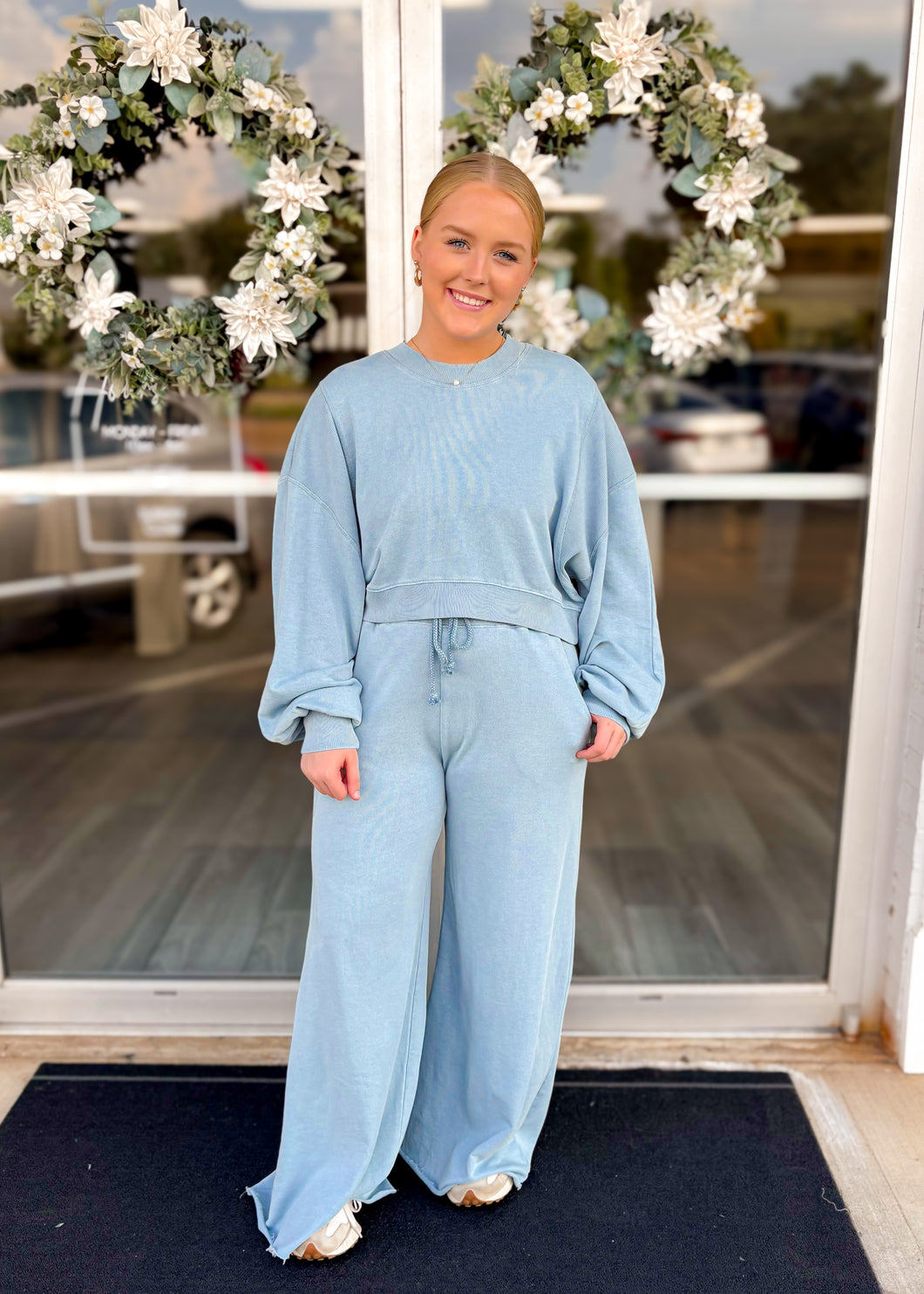 Whole Hearted Pants - Winter Sky Blue