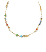 Load image into Gallery viewer, LACEY STRAND NECKLACE GOLD MULTI MIX

