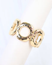 Load image into Gallery viewer, Cortland Hammered Circle Link Bracelet
