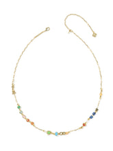 Load image into Gallery viewer, LACEY STRAND NECKLACE GOLD MULTI MIX
