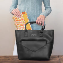 Load image into Gallery viewer, Waves of Melody Oliver Notebook with Pen Pocket
