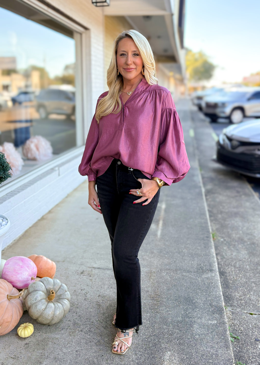 More Space Blouse - Magenta