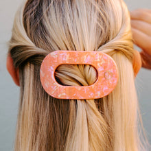 Load image into Gallery viewer, Flat Round Hair Clip | Medium | Dreamsicle
