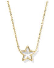 Load image into Gallery viewer, CASSIDY SHORT PENDANT NECKLACE GOLD IVORY
MOTHER OF PEARL
