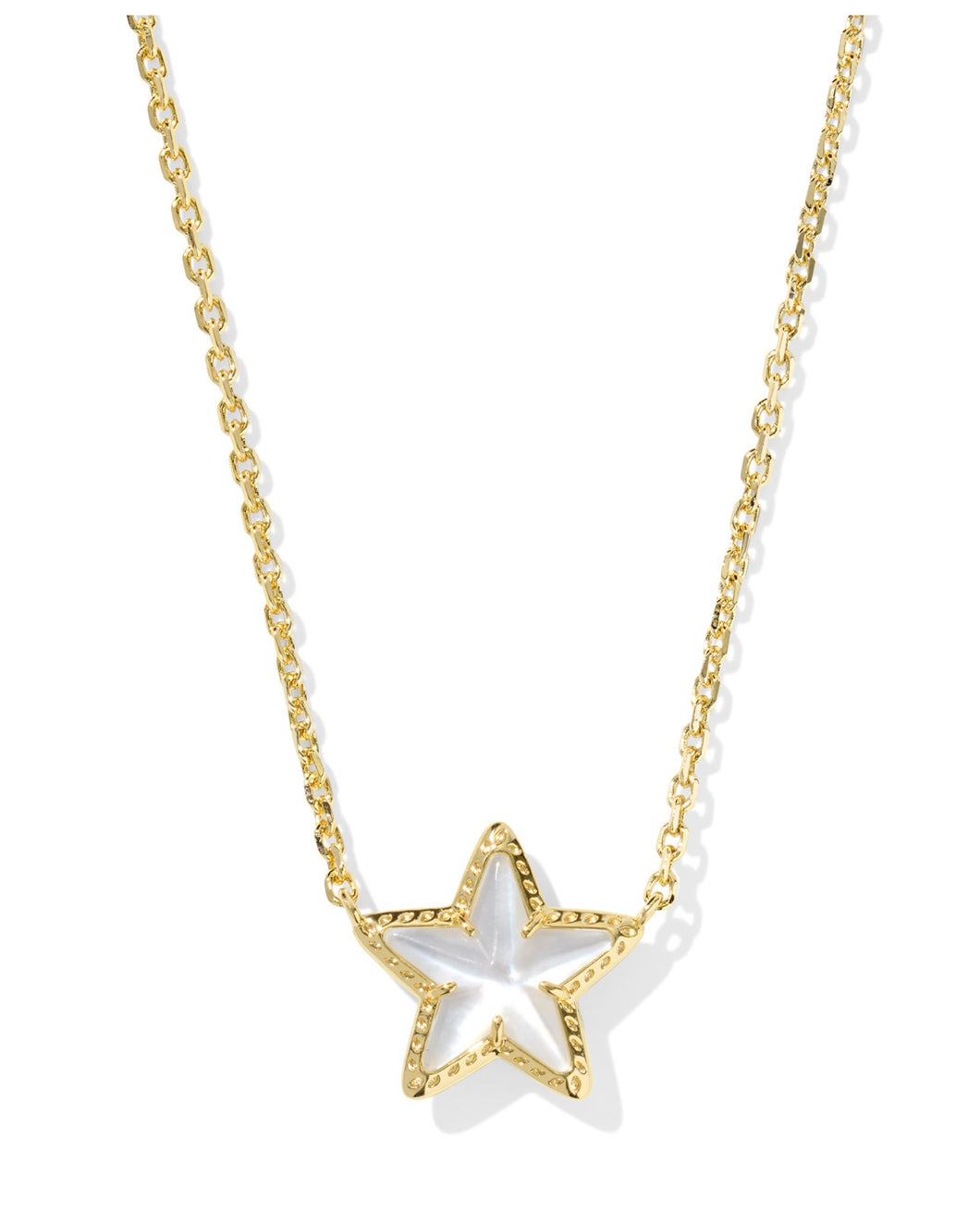 CASSIDY SHORT PENDANT NECKLACE GOLD IVORY
MOTHER OF PEARL