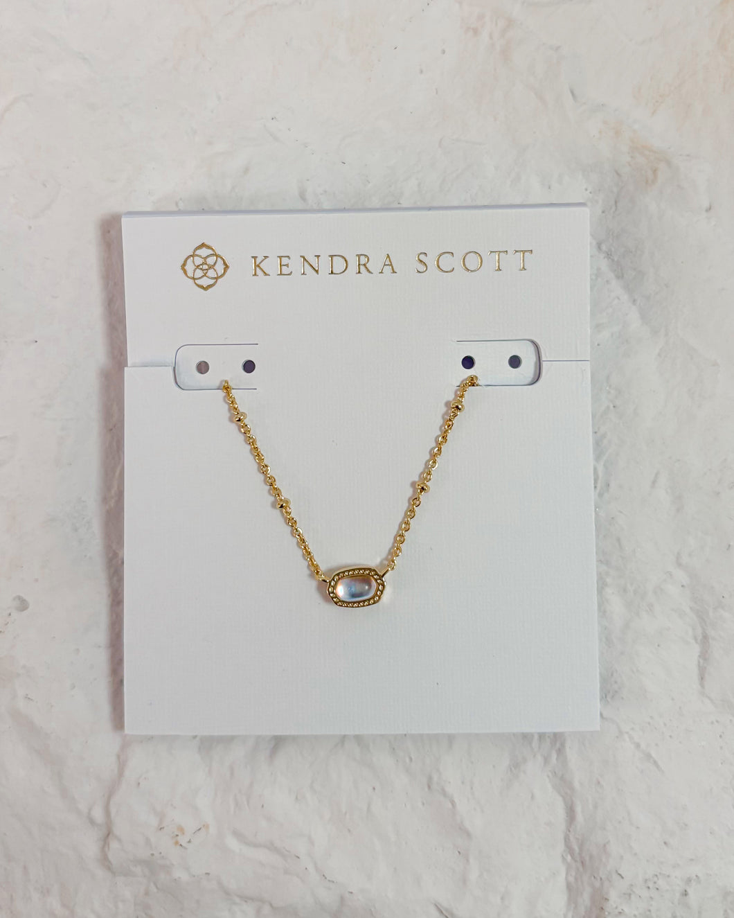 MINI ELISA SATELLITE SHORT PENDANT NECKLACE GOLD DICHROIC GLASS