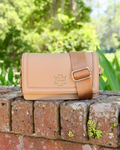 Load image into Gallery viewer, Maverick Crossbody with Pocket Tan PB

