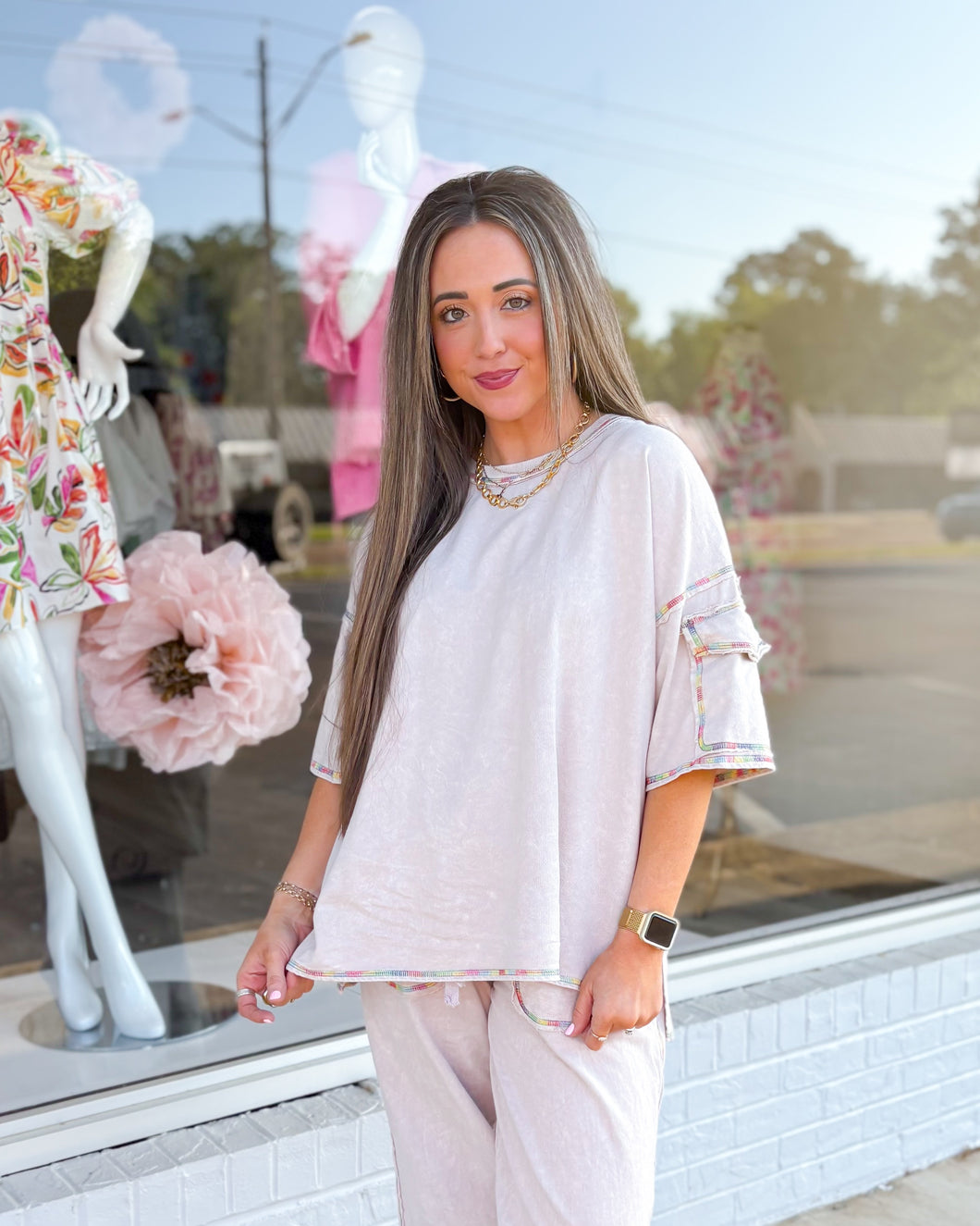 Rainbow Thread Top