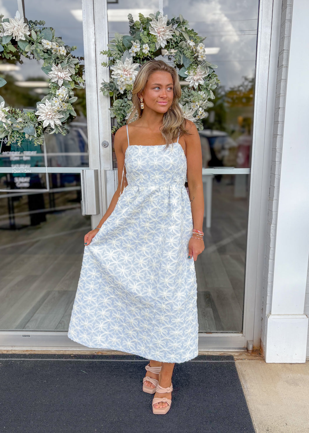 Still Shining Midi Sundress