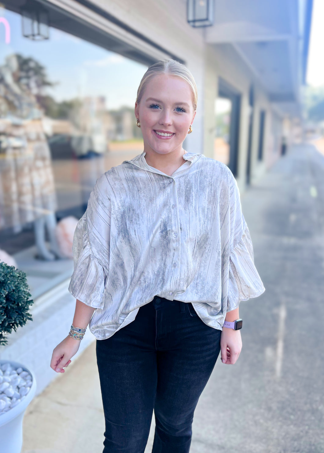 Halle Blouse - Cream